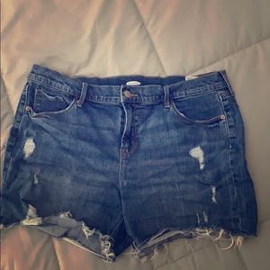 Distressed Jean Shorts
